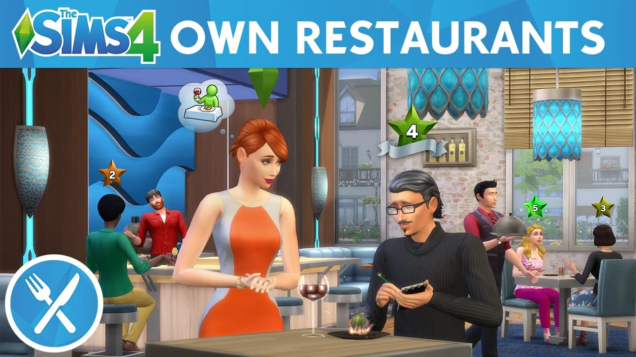 《The Sims 4：外出用餐》拥有餐厅官方實機游戏宣传片
